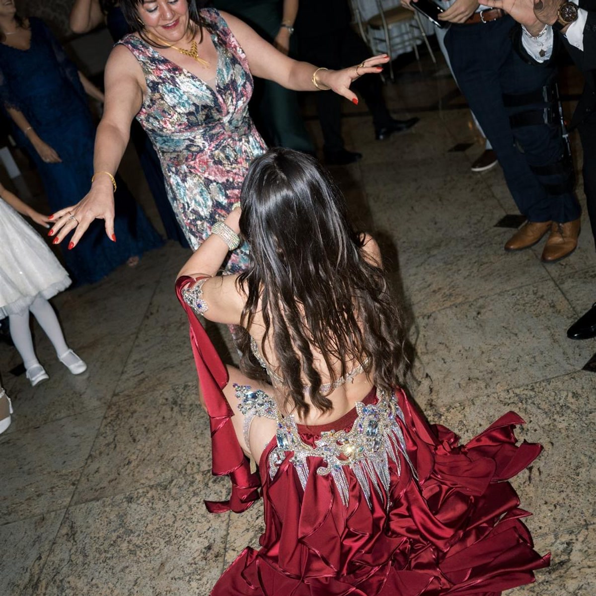 Amazing Ivanna performing belly dance entertainment at a private event